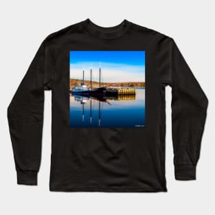 Boats at Bedford Waterfront Long Sleeve T-Shirt